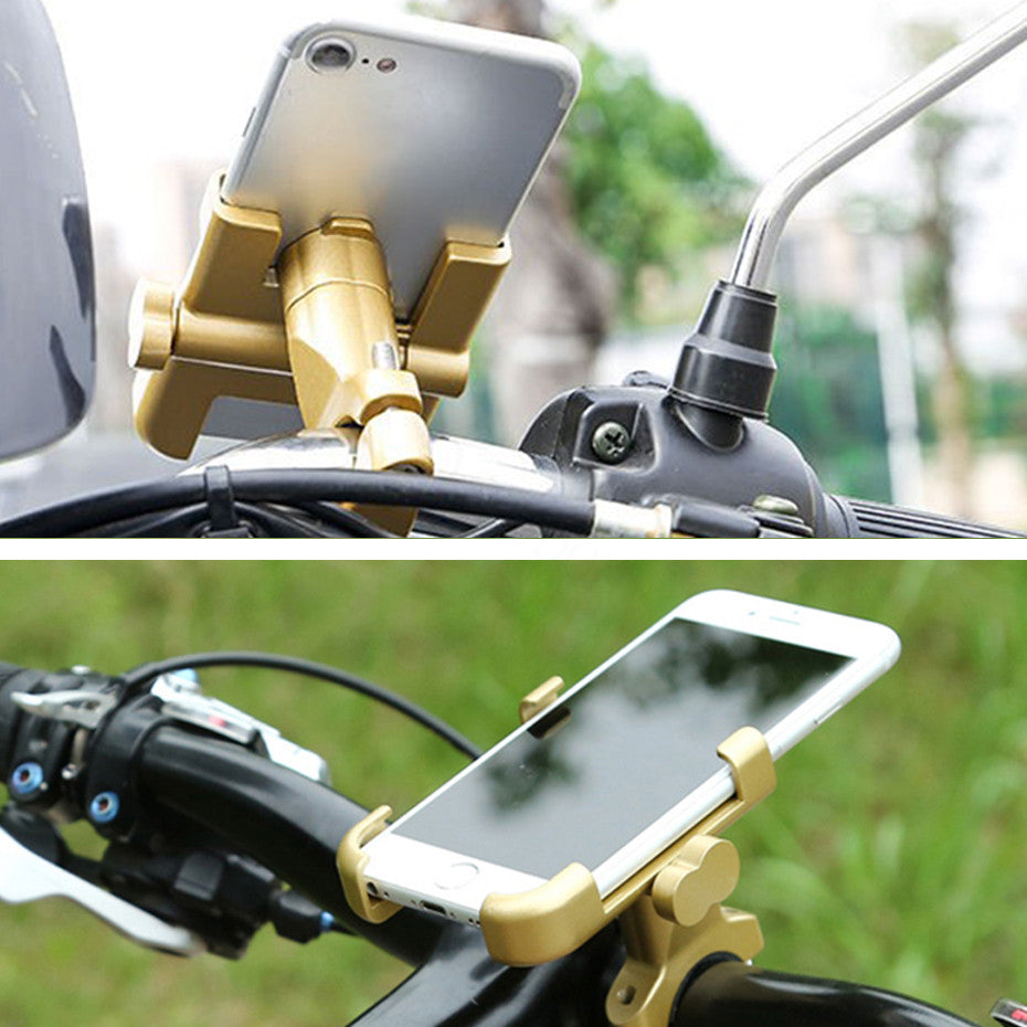 C1 Aluminum Alloy Bike Phone Holder Rotatable Bicycle Handlebar Mount Cellphone Bracket C1 Aluminum Alloy Bike Phone Holder Rotatable Bicycle Handlebar Mount Cellphone Bracket